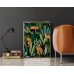 Tropical Leopard Poster