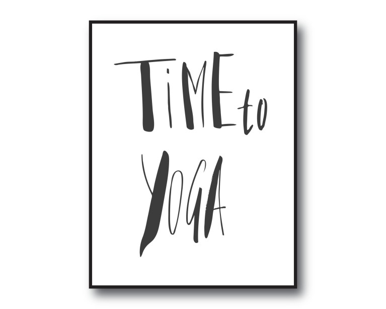 Time to Yoga Poster 