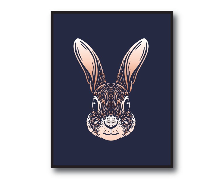 Cute Rabbit Poster 