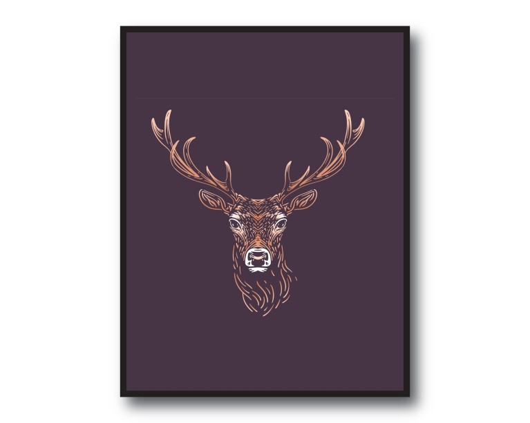 Cute Deer Poster 