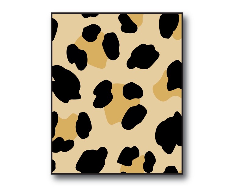 Oversized Leopard Poster 