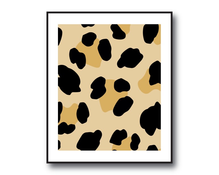 Oversized Leopard Poster 