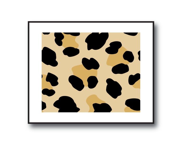 Oversized Leopard Poster 