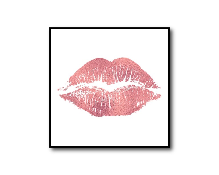 X4 Square Lips Poster Set