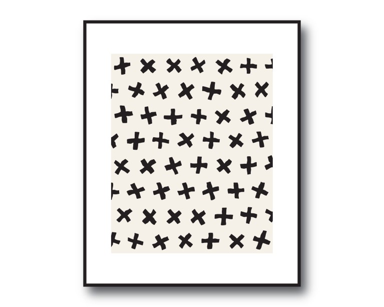 Boho Crosses Poster