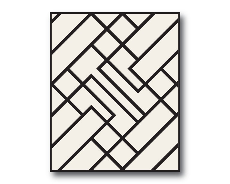 Geometric Beige No.04 Poster