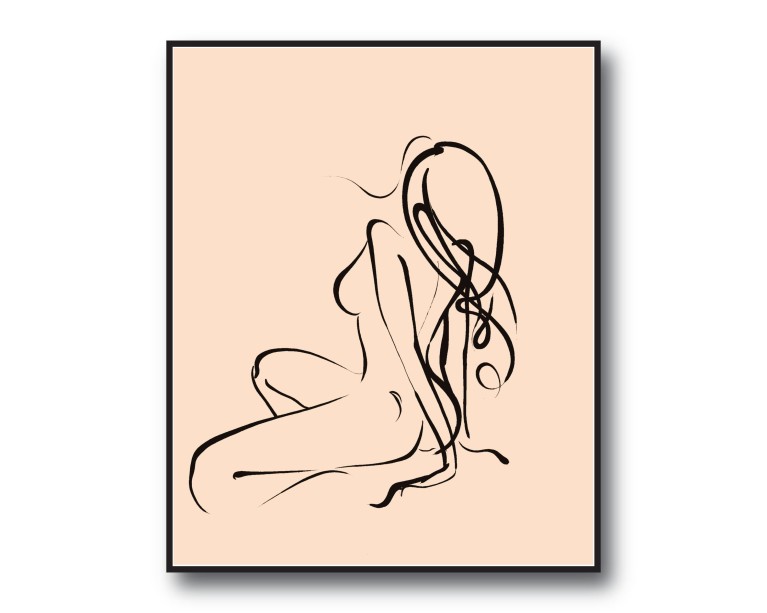 Female Form Nude No.127 Poster