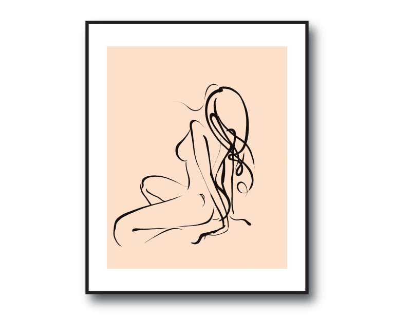 Female Form Nude No.127 Poster