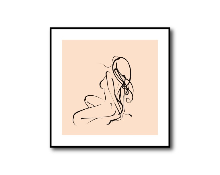 Female Form Nude No.127 Poster