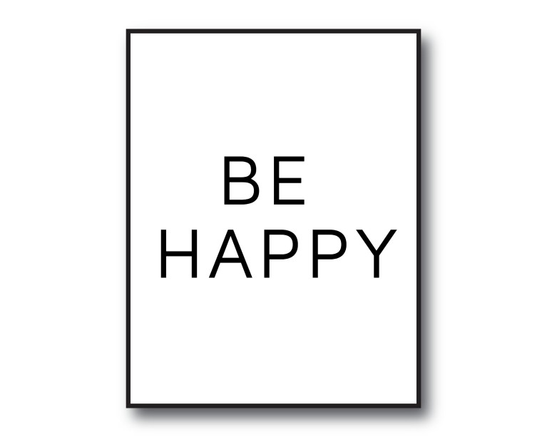 Be Happy Poster 