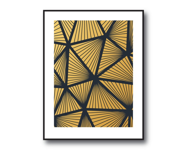 Art Deco Geo Poster