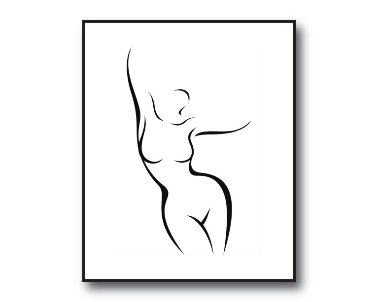 Female Form Nude No.520 Poster