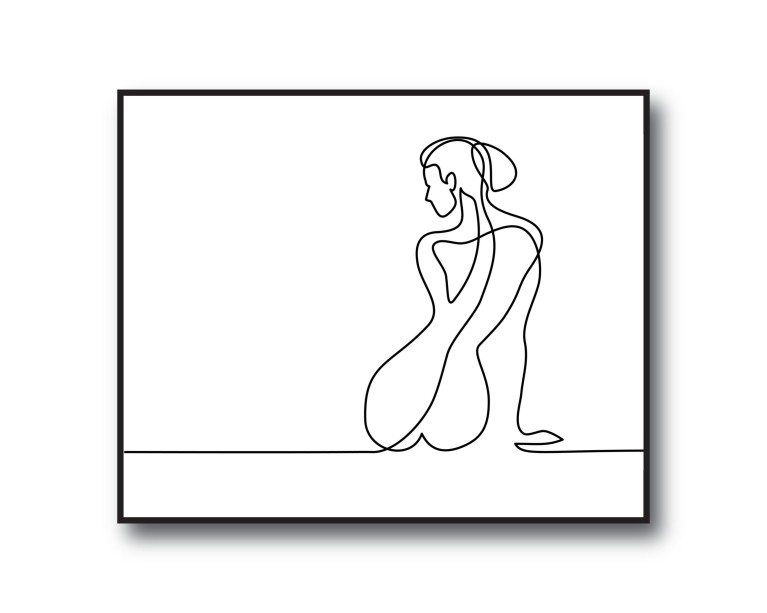 Female Form Nude No.121 Poster