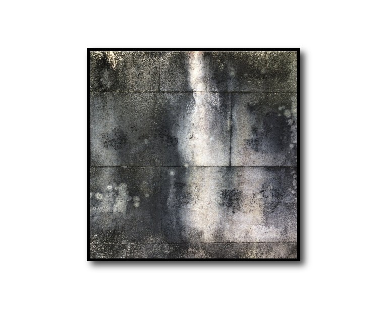 Distressed Mono Concrete Poster 