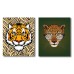 X2 Tiger/Leopard Canvas