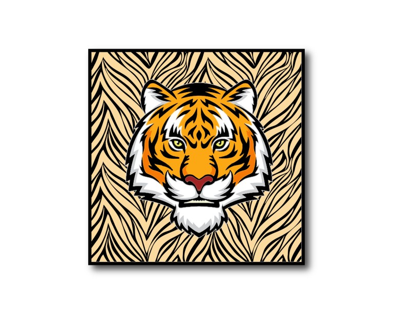 Tiger Head Poster 