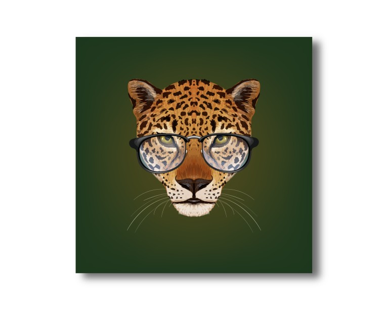 Leopard Head Poster 