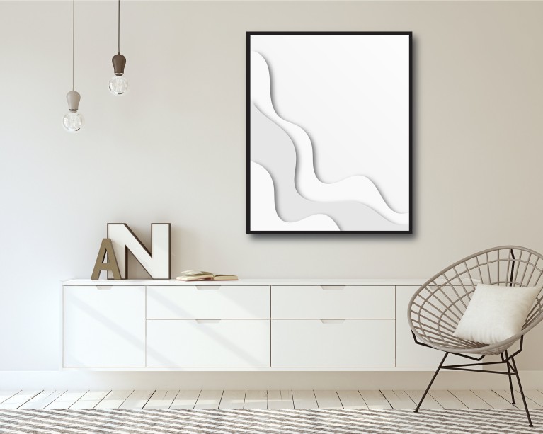 White on White Poster 