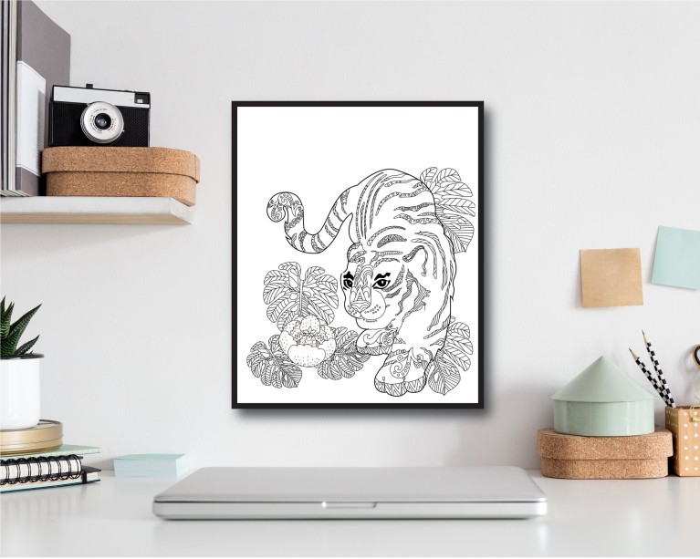 Bengal Tiger Poster 