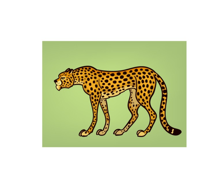 Colour Pop Leopard Poster 