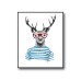 Anthropomorphic Deer Poster 