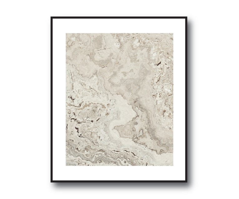 White Travertine Poster