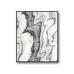 Black/White Marble No.412 Poster