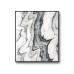 Black/White Marble No.412 Poster