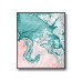 Pink/Green Marble No.399 Poster