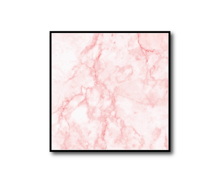 Pink/White Marble No.397 Poster