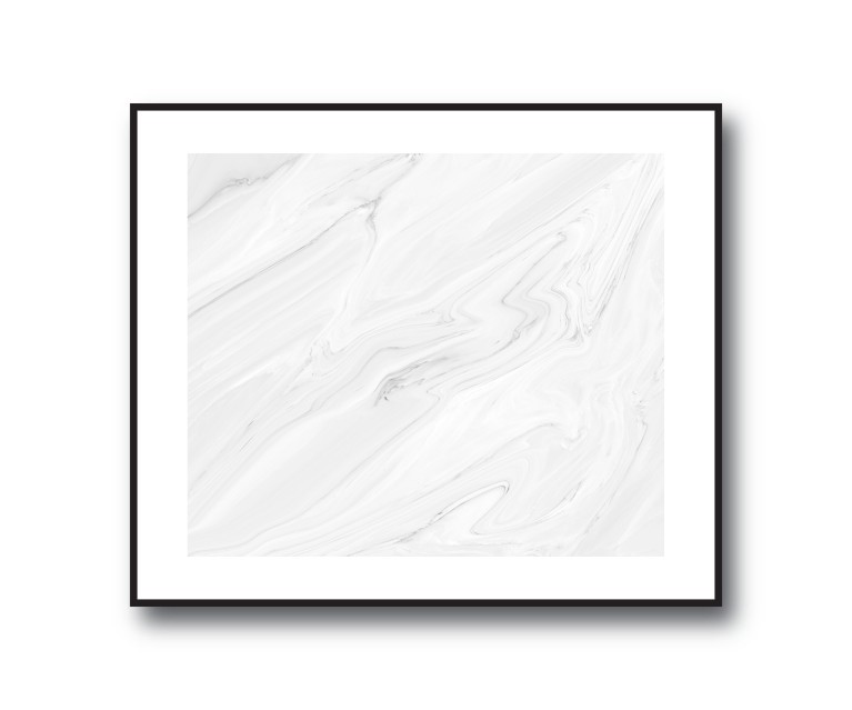 Pink/White Marble No.396 Poster