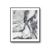 Black/White Marble No.395 Poster