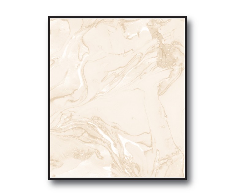 Beige/White Marble No.386 Poster