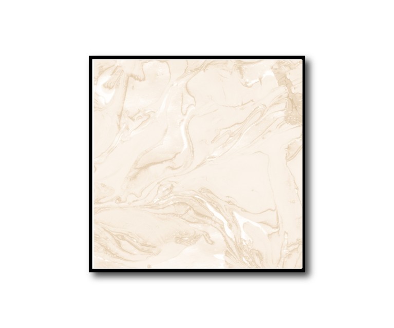 Beige/White Marble No.386 Poster