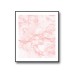 Pink/White Marble No.397 Poster