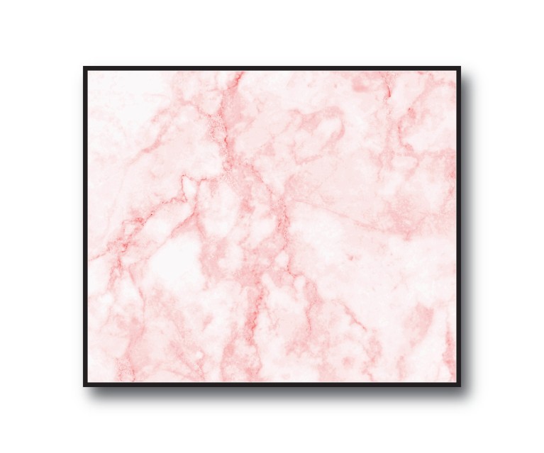 Pink/White Marble No.397 Poster