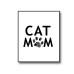 Cat Mum Paw Poster