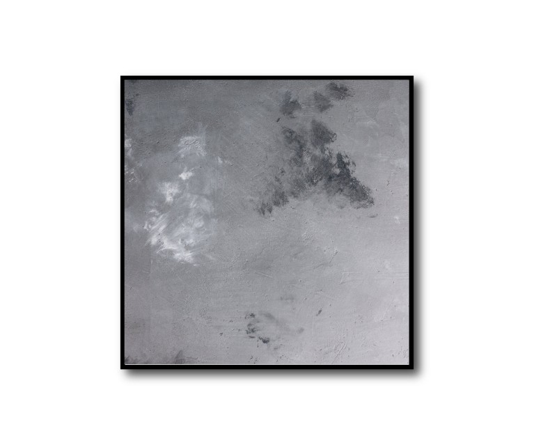 Dark Grey Concrete No.307 Poster 