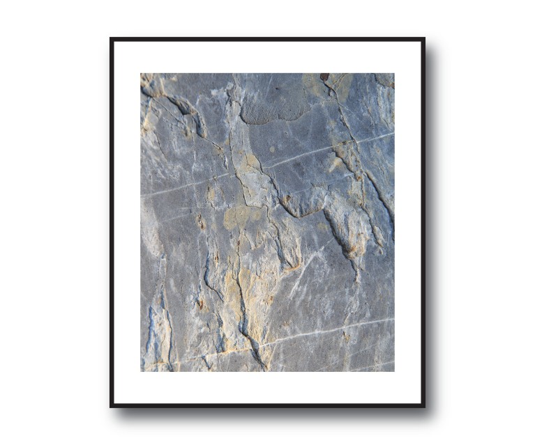 Grey/Blue Concrete No.305 Poster 