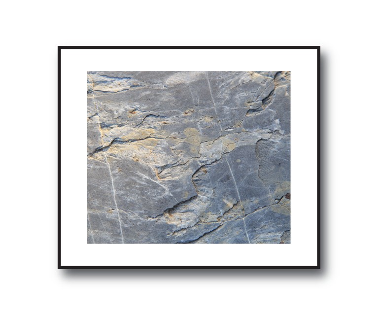 Grey/Blue Concrete No.305 Poster 