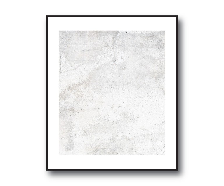 White Concrete No.303 Poster 