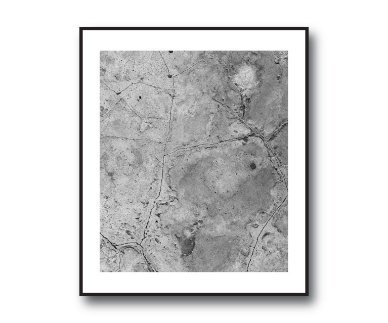 Grey Concrete No.298 Poster 