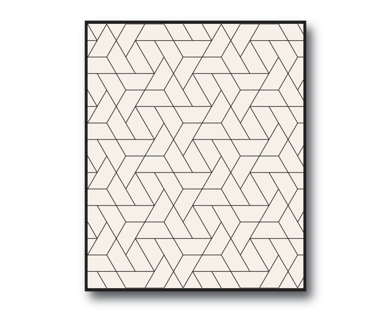 Geometric Beige No.541 Poster 