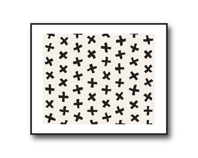 Boho Crosses Poster