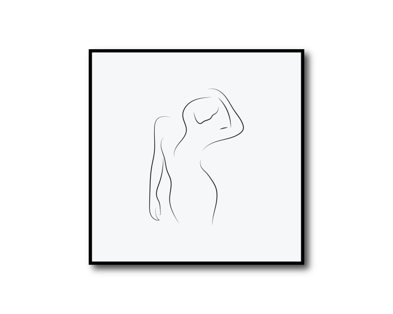 Female Form Nude No.521 Poster