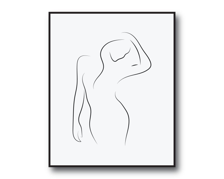 Female Form Nude No.521 Poster