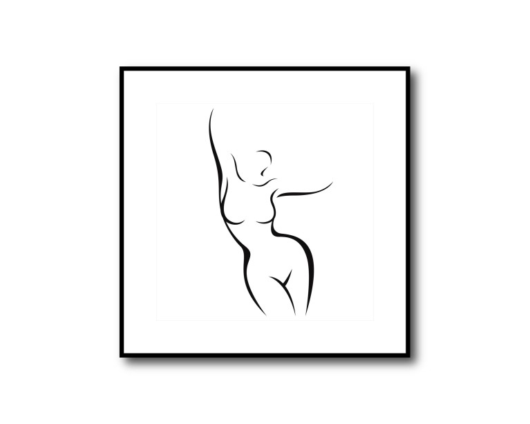 Female Form Nude No.520 Poster