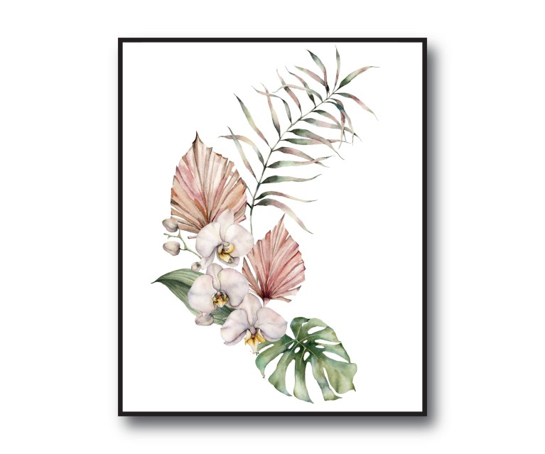 Botanical Watercolour Plant Poster 