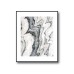 Black/White Marble No.412 Poster