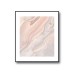 Pink/White Marble No.400 Poster